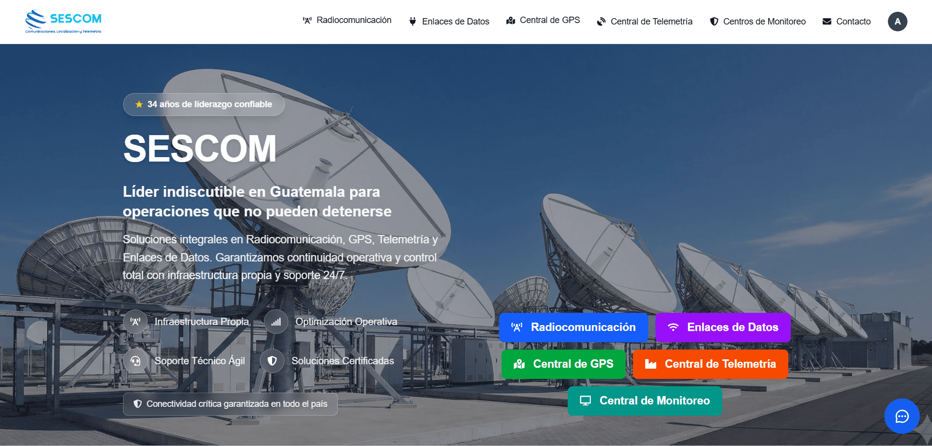 Sescom sitio web