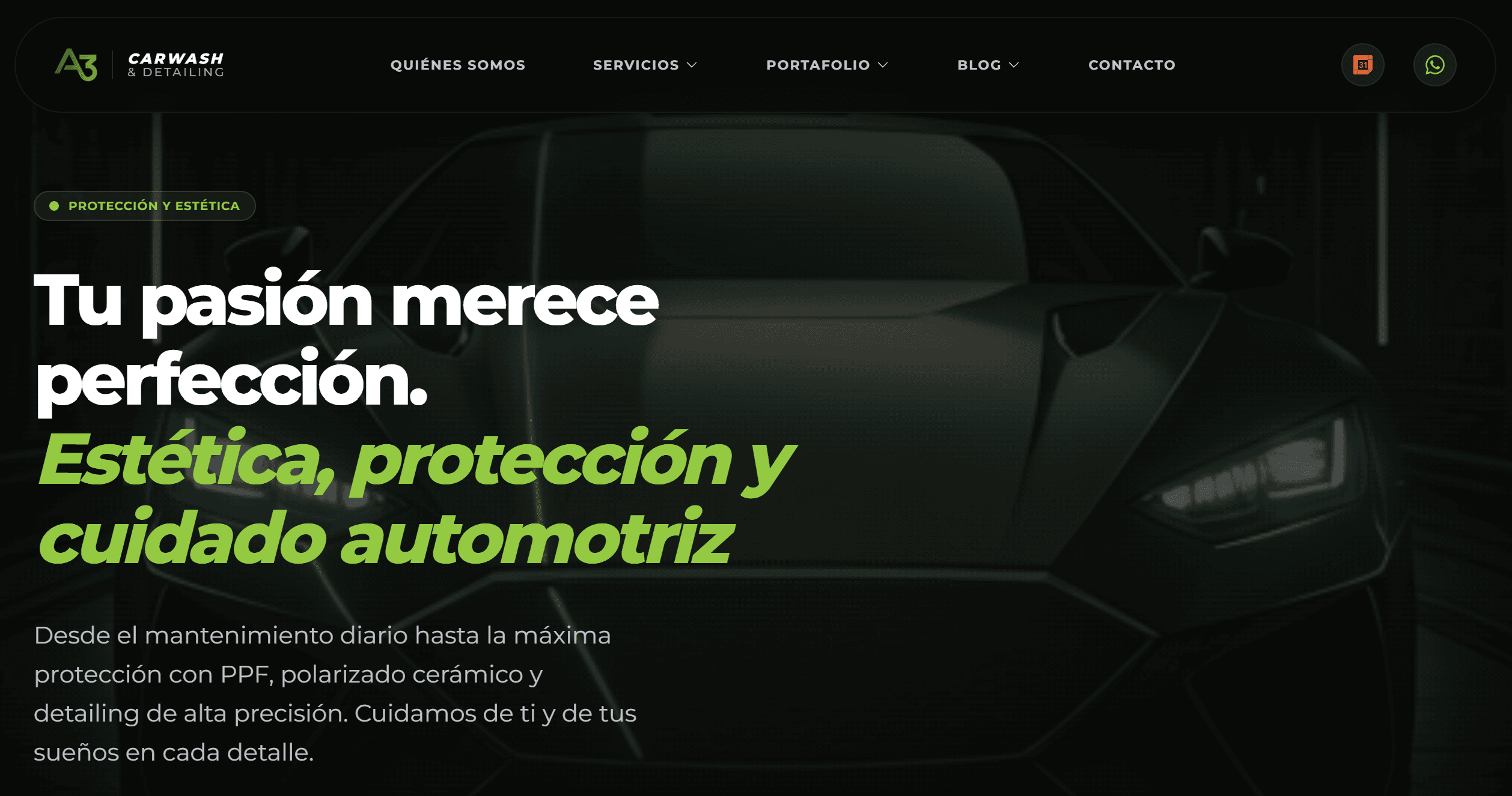 A3 Carwash - Website